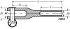 Embout à chape usinée à sertir petit modèle inox a4 (Diagrama)