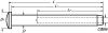 Embout à tête cylindrique bombée à sertir inox a4 (Diagrama)