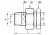 Raccord union mâle femelle DN6 au DN50 - Schéma