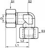 Coude orientable DKO 24° avec joint FKM - Schéma