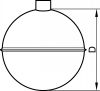Boule pour robinet à flotteur - Schéma