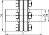 Raccord complet aseptique DIN 11864-2 - Schéma