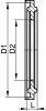 Joint clamp - PTFE - Schéma