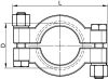 Collier clamp boulonné haute pression (Diagrama)