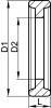 Joint micro-clamp PTFE - Schéma