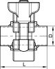 Raccord complet micro-clamp ou mini-clamp - Schéma