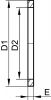 Joint de raccord - NR SBR - Schéma