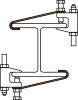 Safety strap for beam clamp - galvanized steel (Schema #2)
