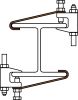 Safety strap for beam clamp - galvanized steel (Schema #2)