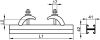 Ensemble de fixation pour poutre avec rail Strut - Schéma