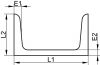 Upn profile - stainless steel 1.4307 (Schema)