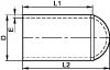 Fond bombé asme bpe (Diagrama)