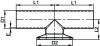 Té à souder à manchette clamp courte (Diagrama)