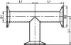 Té clamp égal (Schéma)