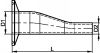 Réduction excentrique entrée clamp / sortie à souder (Diagrama)
