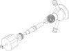 Sampling valve - stainless steel 316l (Schema #3)