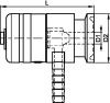 Robinet d'échantillonage hygiénique (Diagrama #2)
