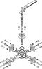 Welding sanitary 3-way-t ball valve - stainless steel cf3m (Schema #2)