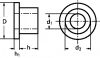 Canon épaulé (support pour vis) plastique p.a  6.6 (Diagrama)