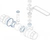Gasket kit for ball valve 58303-58305-58306 58303 - 58305 - 58306 (Schema)