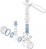 Kit de joints pour vannes à boule 58308 (Diagrama)