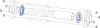Gasket for filter 62421 - 62422 - 62423 62421 - 62422 - 62423 (Schema)