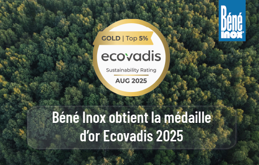 Béné Inox obtient la médaille d'or