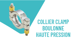 Collier clamp boulonné haute pression