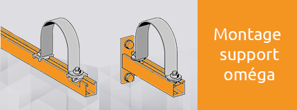 Instruction montage d'un support oméga - BENE INOX