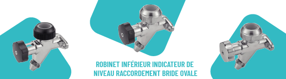 robinet bride ovale
