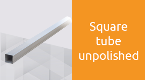 square tube unpolished - béné inox