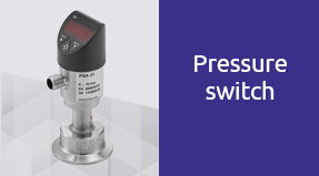 The stainless steel pressure switch with mounted diaphragm seal - Béné inox