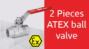 Two pieces ATEX valve - Béné inox